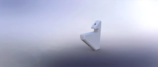 Modelo 3D de uma peça de reposição